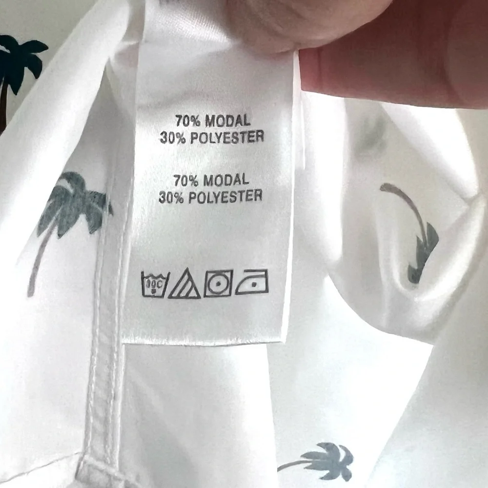 🌴Age of Wisdom,PalmTree Button-Up, Excellent Condition,Vacay Perfect,Size XXL - Picture 9 of 10